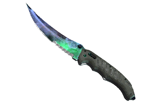 Flip Knife - Gamma Doppler (Emerald) - Factory New (FN)